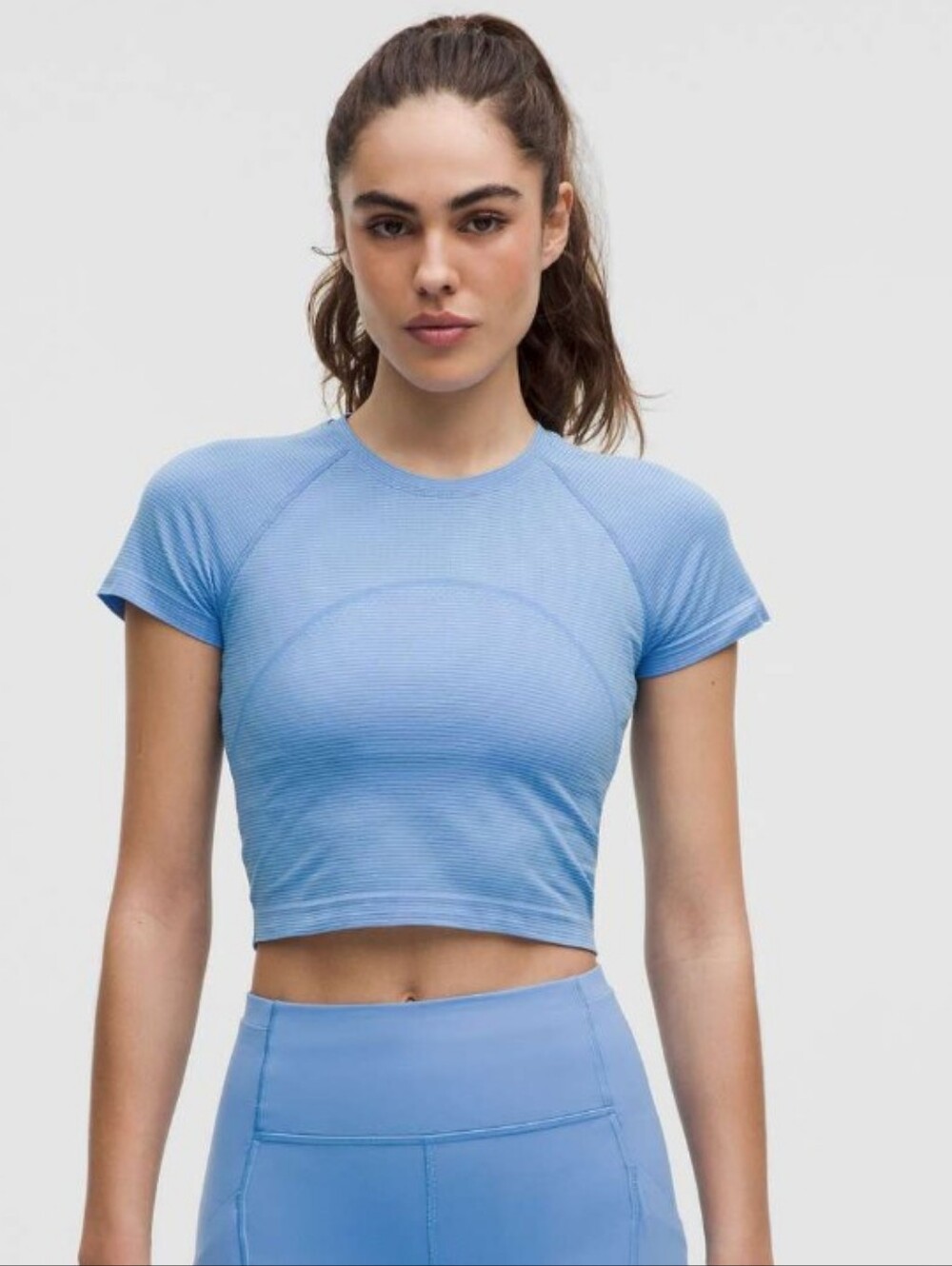 Lululemon Swiftly Tech Cropped Short Sleeve Shirt 2.0